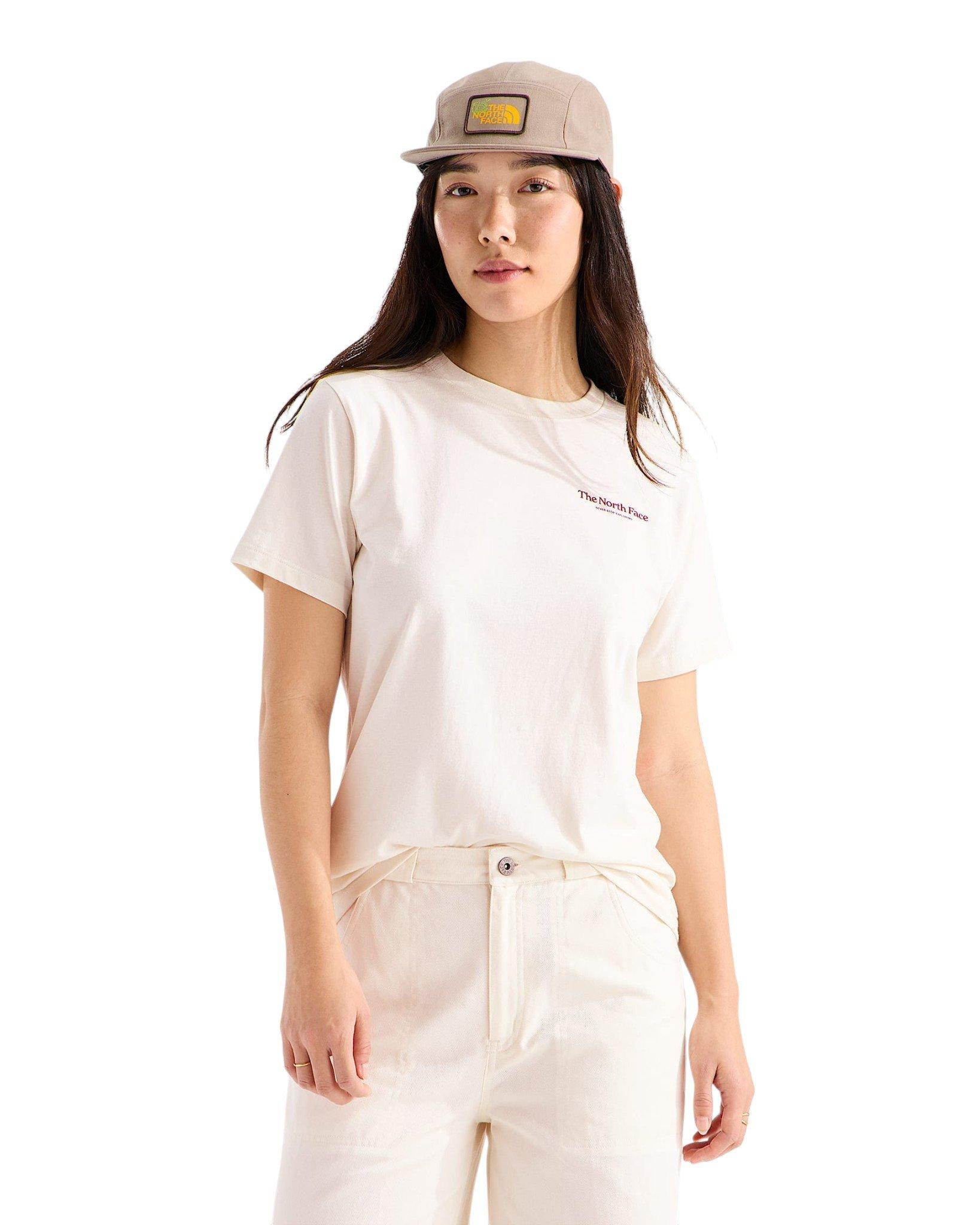 The North Face Women's Monte Reg Short-Sleeve Graphic Tee - White - WHITE